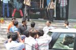 Salman Khan snapped outside Being Human store with Sunil Shetty in Santacruz, Mumbai on 13th Feb 2013 (20).JPG